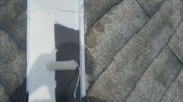 埼玉県八潮市　A様邸　屋根塗装・外壁塗装　メンテナンス時期の目安　屋根塗装の工程 (13)