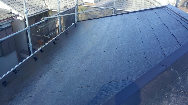 埼玉県八潮市　A様邸　屋根塗装・外壁塗装　メンテナンス時期の目安　屋根塗装の工程 (4)