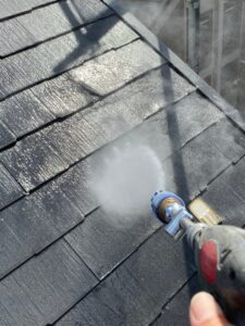 屋根の高圧洗浄の画像