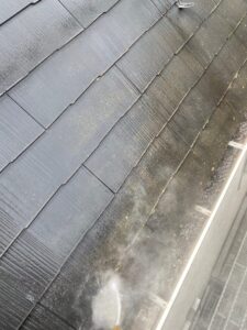 東京都江戸川区　M様邸　屋根・外壁塗装工事　天窓・軒樋・ベランダの洗浄