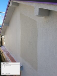 東京都江東区　S様邸　モルタル外壁　砂骨ローラー塗装〜フィラー下塗り