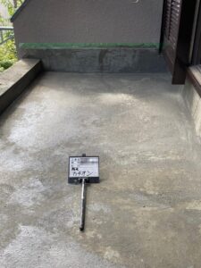 東京都葛飾区　外壁塗装工事　防水工事の下地処理