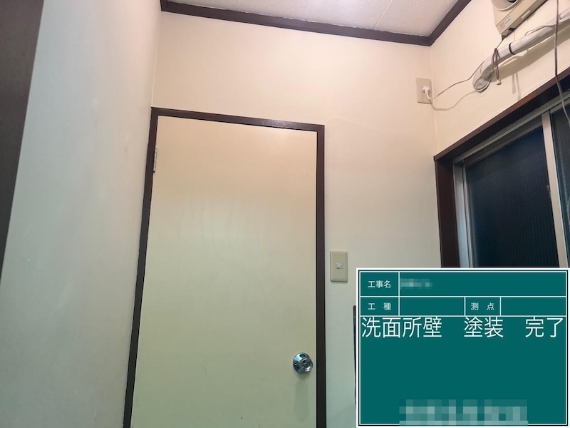 東京都台東区｜ビル 内壁クラックの補修・塗装を実施いたしました