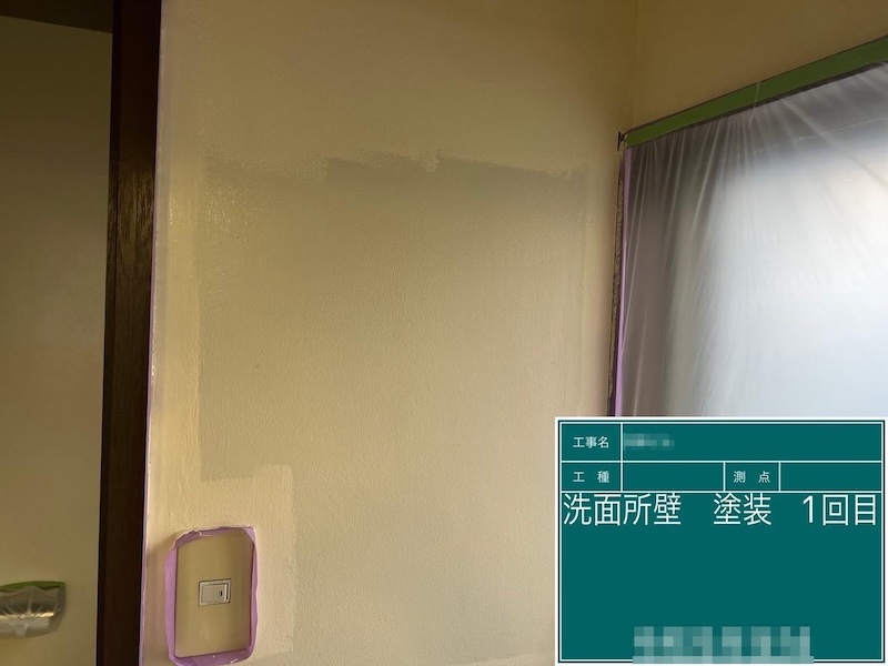 東京都台東区｜ビル 内壁クラックの補修・塗装を実施いたしました