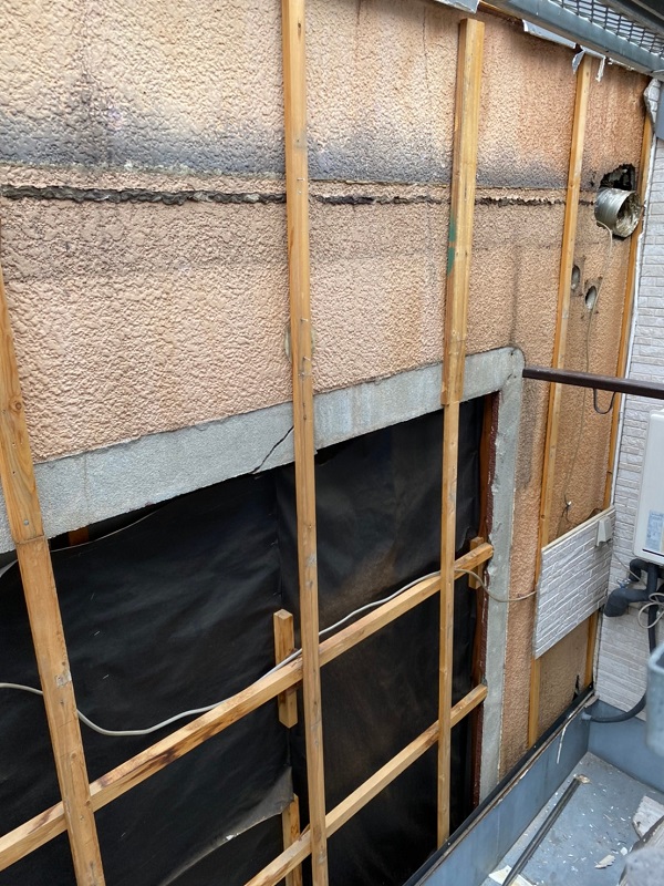 東京都葛飾区　I様邸　防水工事　外壁補修　雨漏りの恐ろしさ　サイディングボード (3)