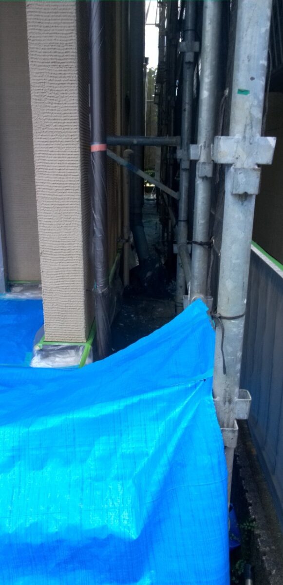 東京都葛飾区　S様邸　外壁塗装工事　養生は工事の品質を決める