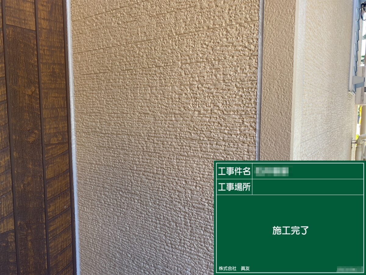 東京都墨田区　I様邸　外壁塗装工事　サイディングの目地シーリング打ち替え工事