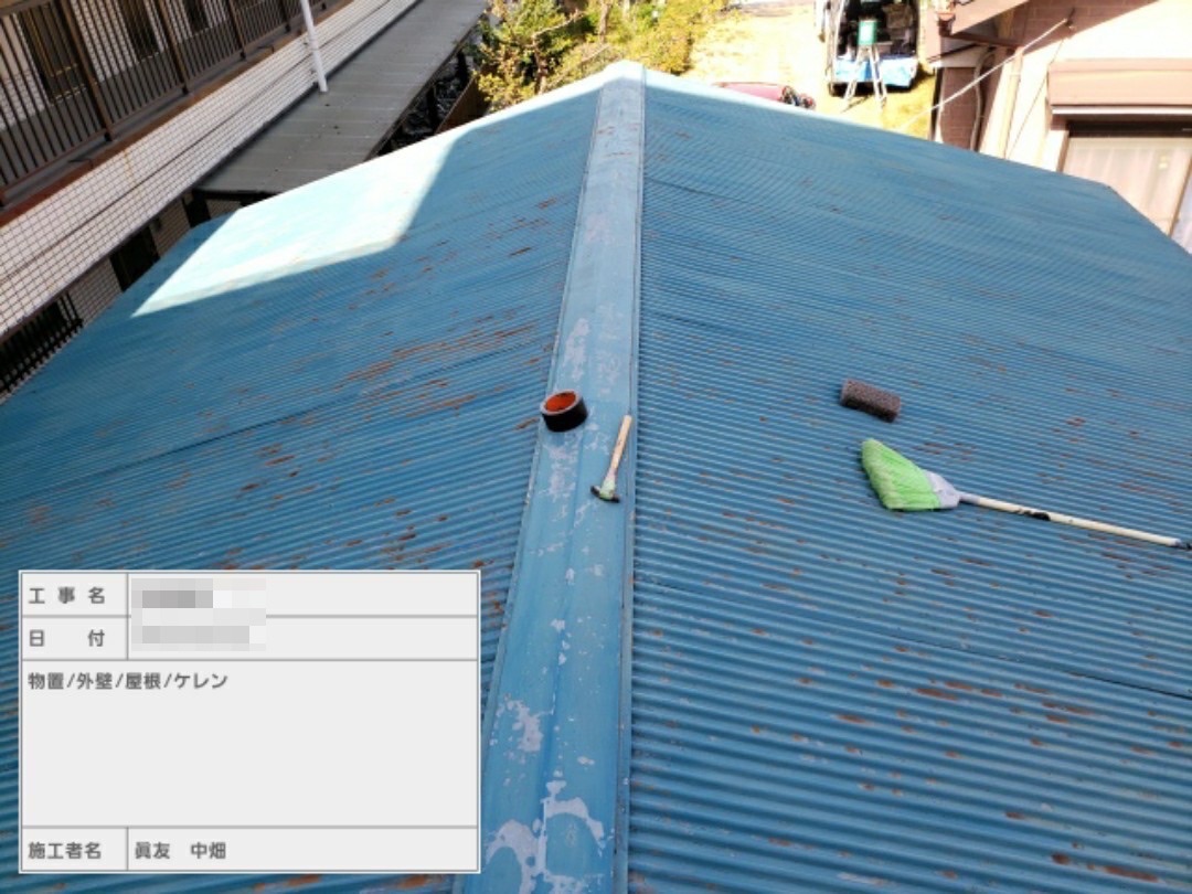 東京都葛飾区　M様邸　屋根塗装・外壁塗装工事　下地処理　ケレンとはどんな作業？